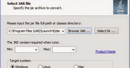 convert .jar to .exe for mac